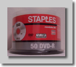 Staples 8x DVD-R
